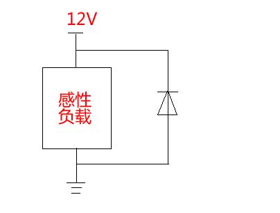 续流二极管的电路