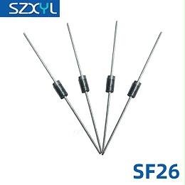 厂家直销 特快恢复SF26二极管 DO-15